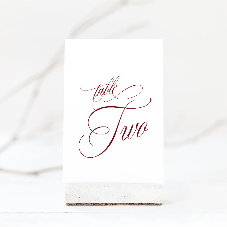 Victoria - Table Number Set