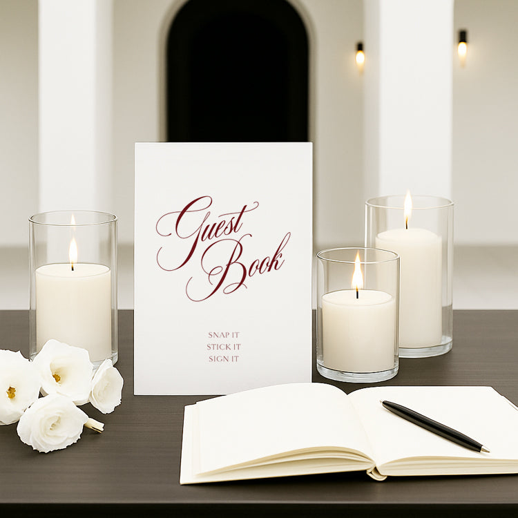 Victoria - Wedding Guest Book Sign