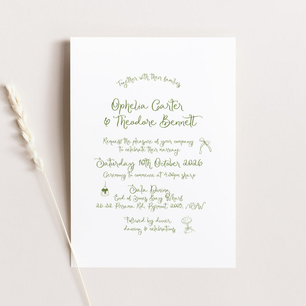 Whimsical Wedding Invitations