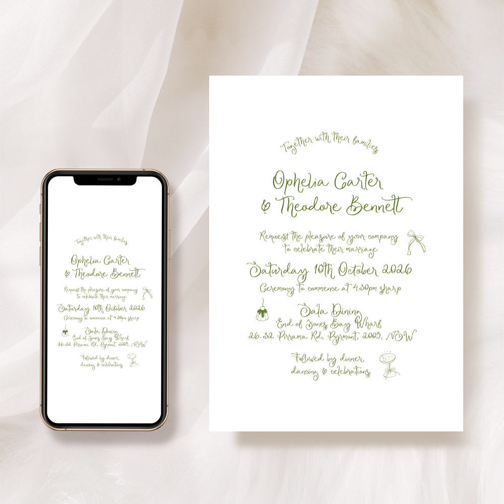 Whimsical Wedding Invitations