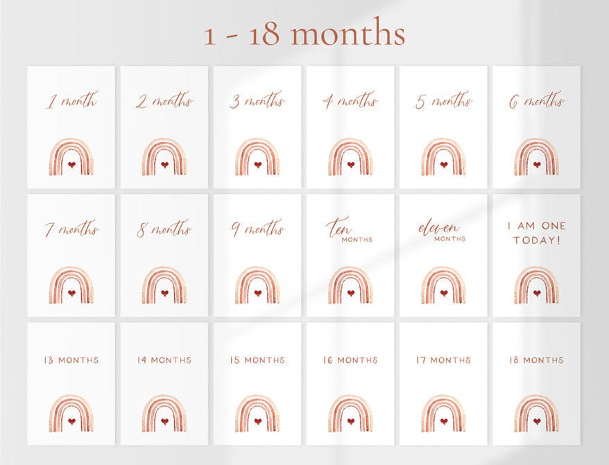 Baby Milestone Cards Printable