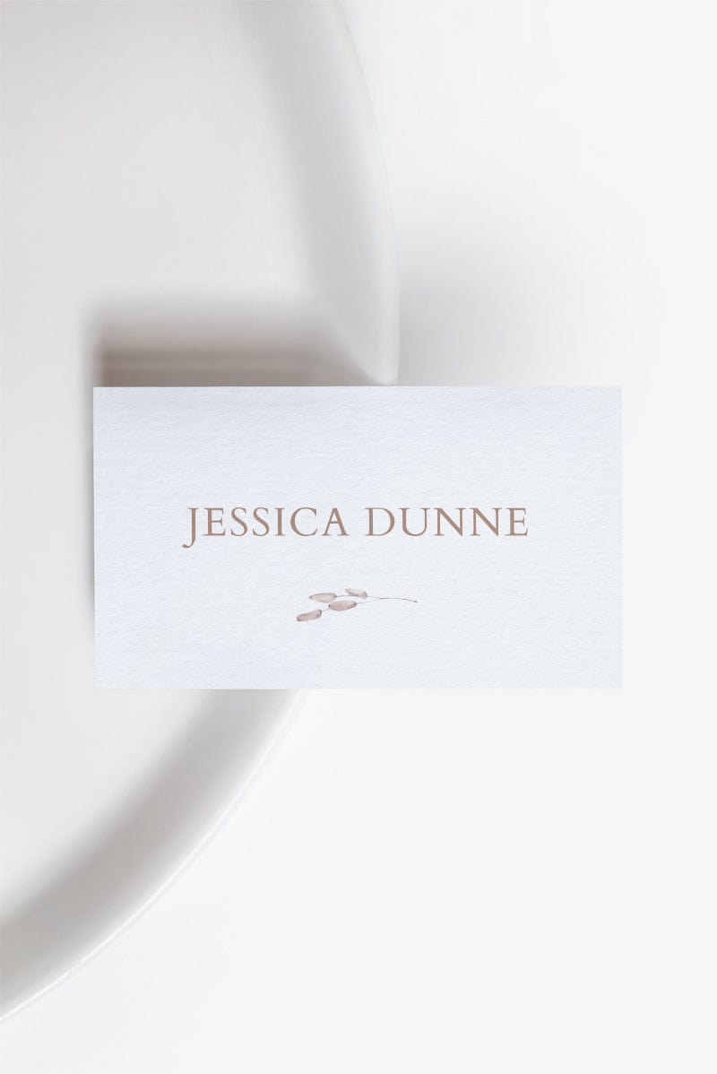 Boho Wedding Name Card Template