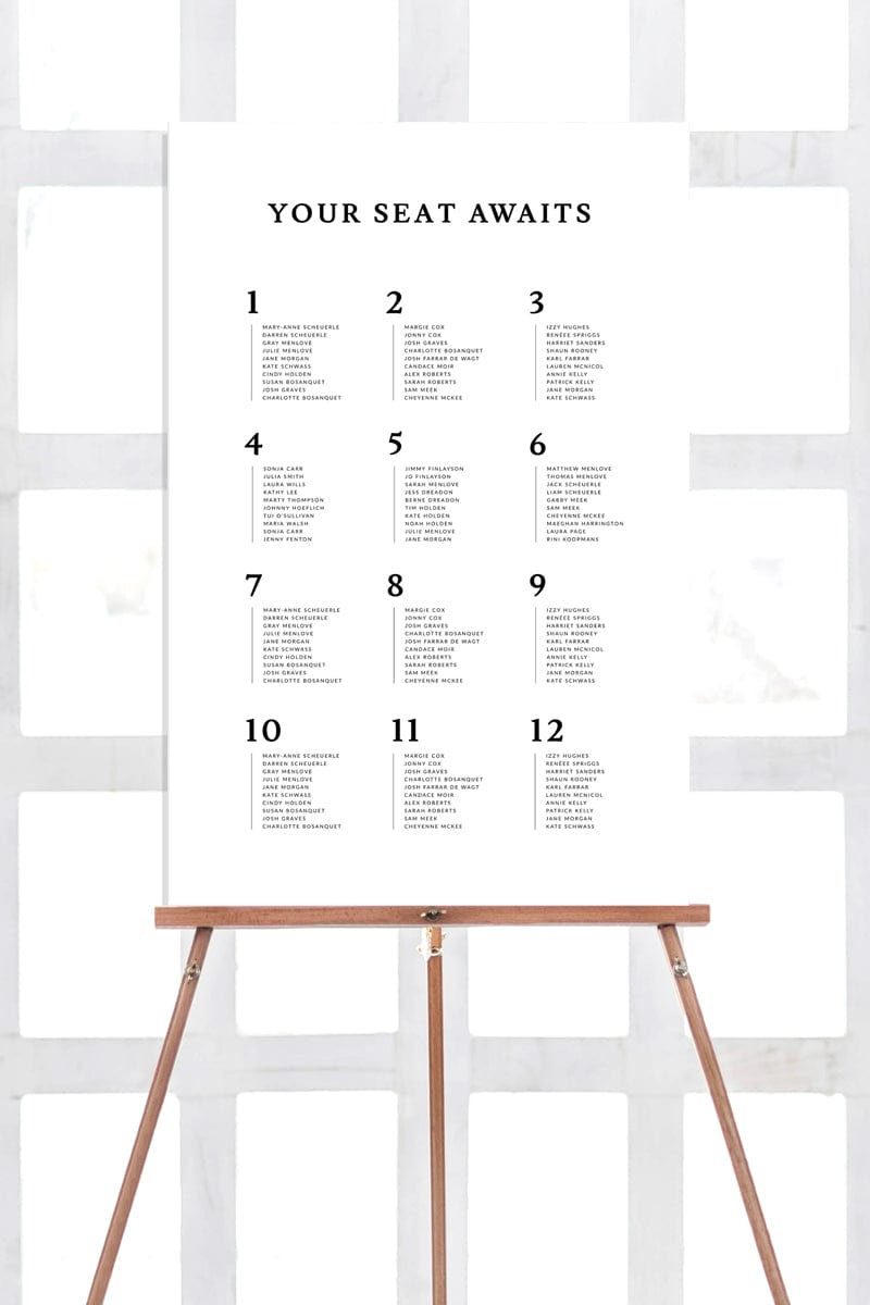 Template For Wedding Seating Chart template-for-wedding-seating-chart