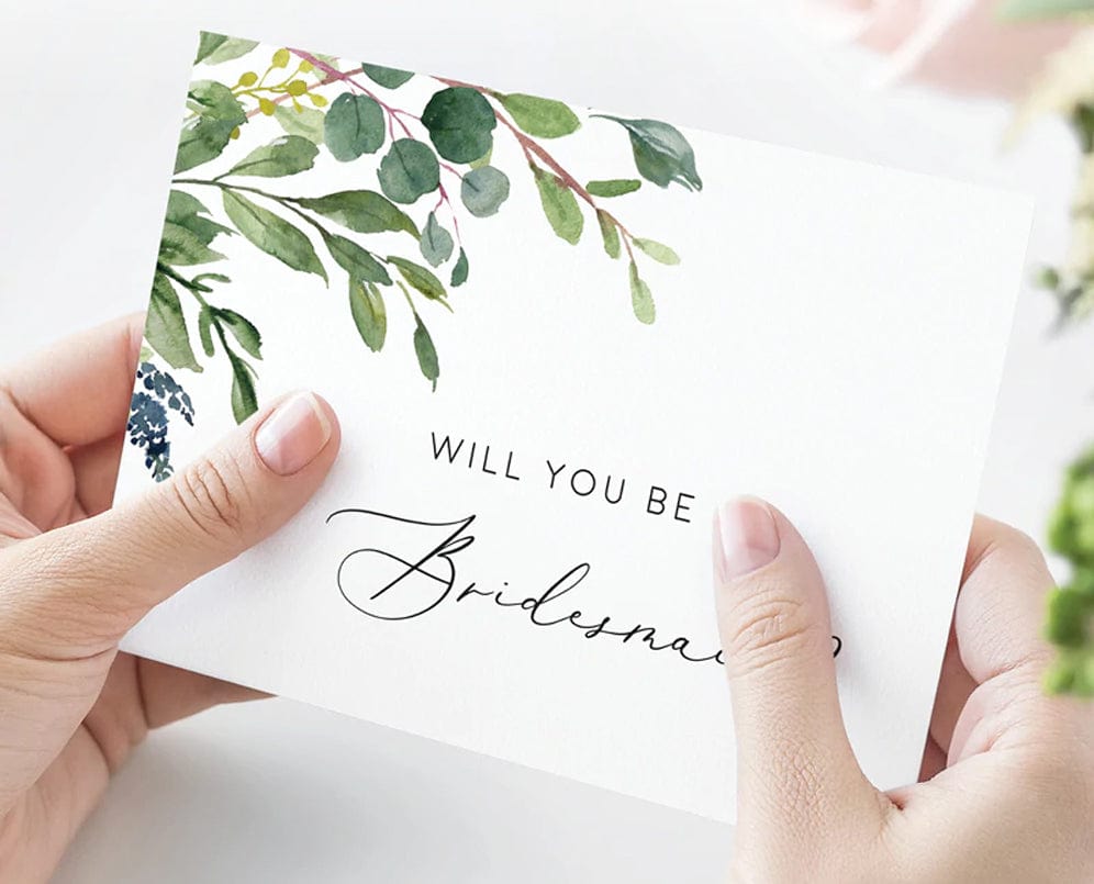 Free Bridesmaid Proposal Card Template