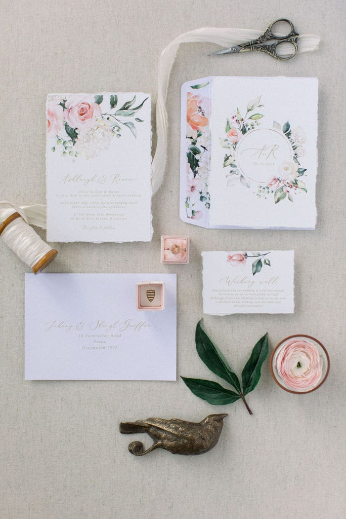 Hydrangea Wedding Invitations Template