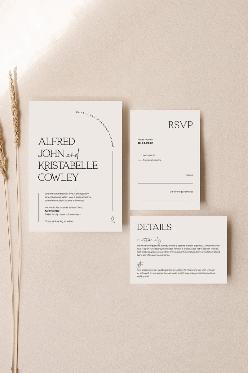 modern wedding cards