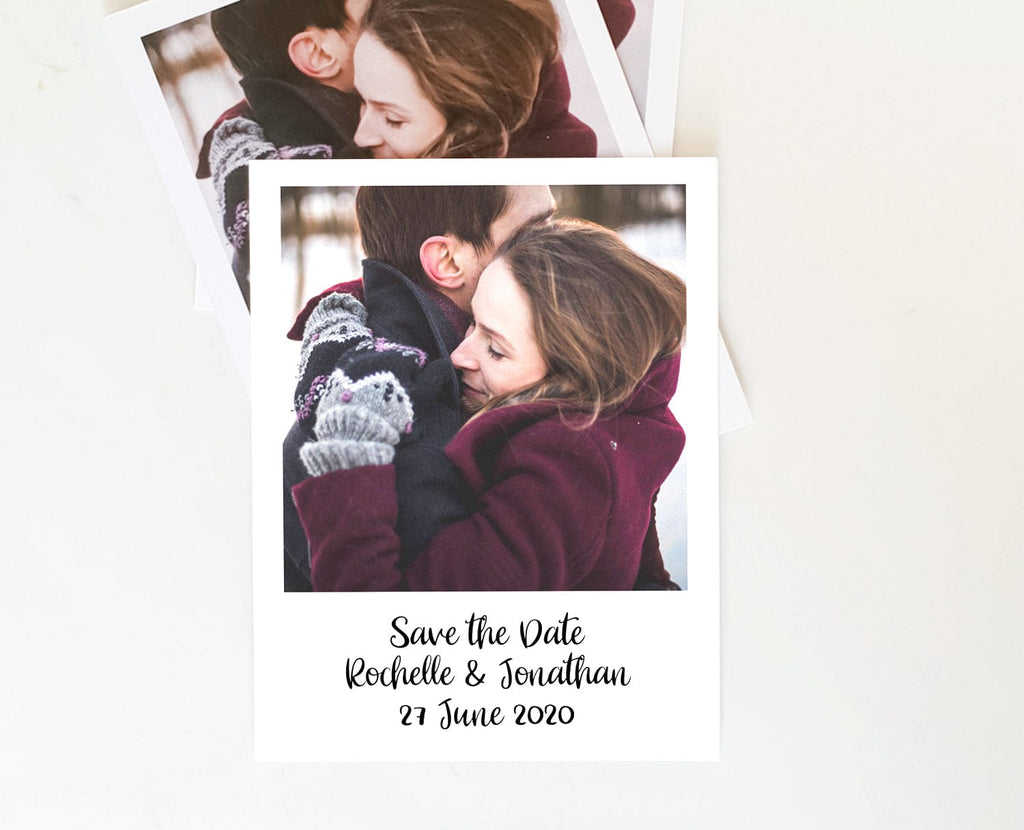 Polaroid Save The Date Template