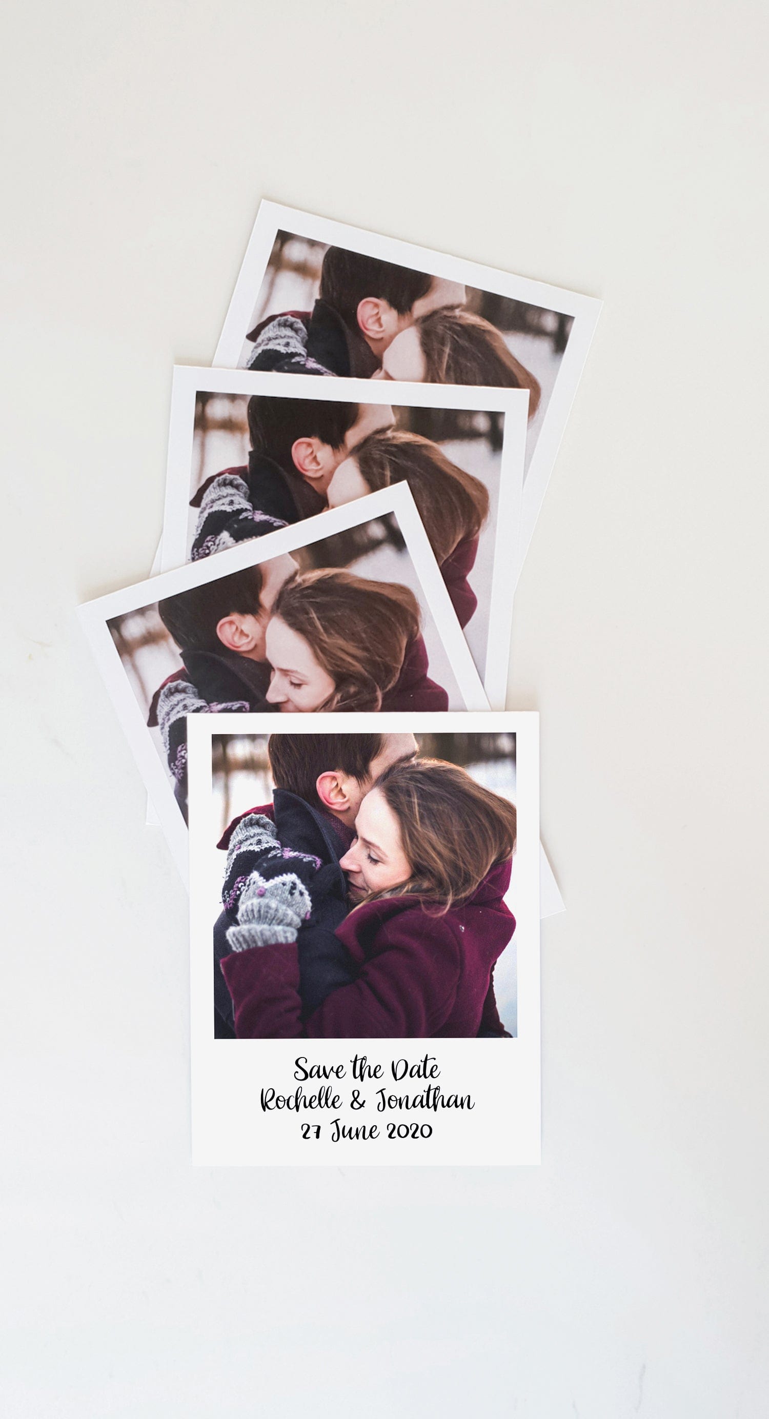 Polaroid Save The Date Template